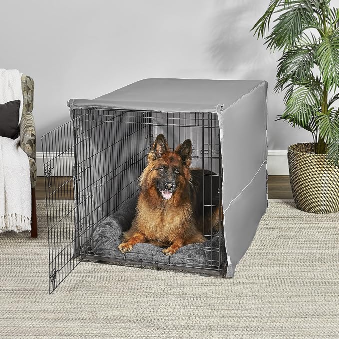 New World Pet Products Dog Crate Comfort Kit, Matching Dog Crate Cover & Dog Bed to Make Your Dog's Crate Their Home, Fits 48-Inch Long Dog Crates, Dog Crate Not Included - Image 5