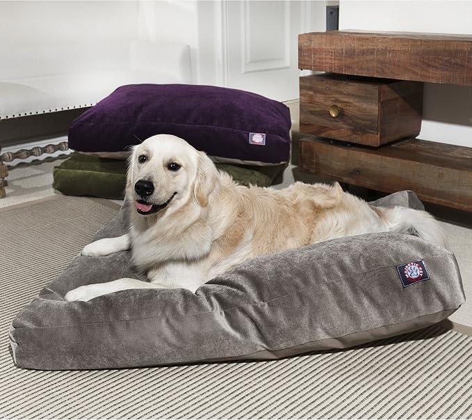 Majestic Pet Villa Rectangle Dog Bed Washable – Non Slip Comfy Pet Bed – Crate Bed with Removable Washable Cover – Kennel Bed for Sleeping, Polyester Fiber, X-Large, Marine - Image 5