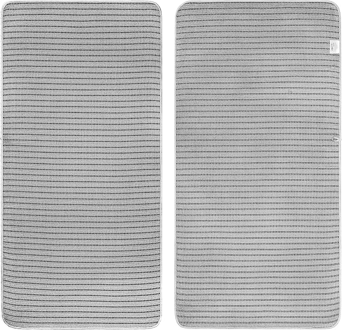 POLYTE 430 GSM Microfiber Oversize Quick Dry Lint Free Bath Towel, 60 x 30 in, 4 Pack (Waffle Weave) - Image 2