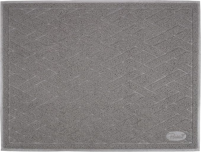 Pawkin Cat Litter Mat, Jumbo XX-Large, 4x3 Feet, Fits Two Litter Boxes or Extra Coverage for One Box, Gray - Image 4